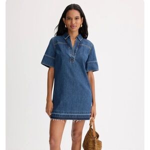Veronica Beard Felice Denim Mini Dress